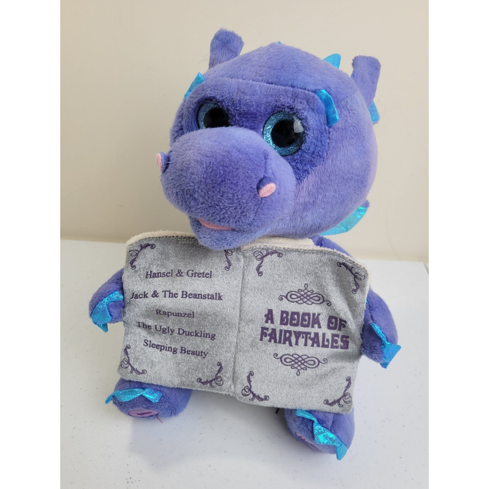 Cuddle Barn Storytelling Dragon‎ Talking Animated Duncan Plush Stuffed Toy 11"
